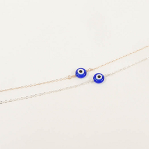 Enchanting Evil Eye Necklace - Ward off Negativity with Style and Grace!