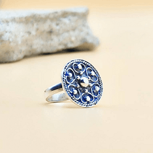 Bohemian Ring Handmade Silver Vintage Amazigh Berber Ring Rare