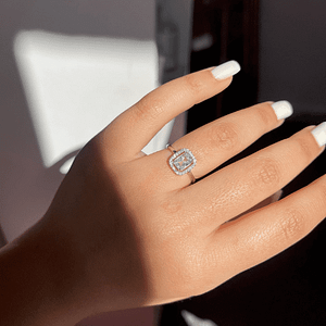 The beauty of Square Engagement Rings Silver