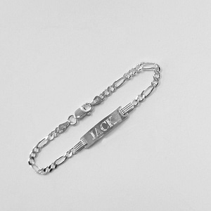 Silver Kid ID Bracelet: Empowered Personalized Protection and Style!