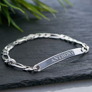 Create Your Story with Personalized Engraved Bracelets | Gift for Men Dad.