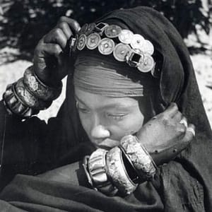 Vintage Silver Cuff Bracelet: Embrace the Allure of Tuareg and Berber Heritage
