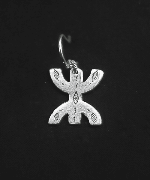 Tifinagh Amazigh Earrings Silver Gift for her