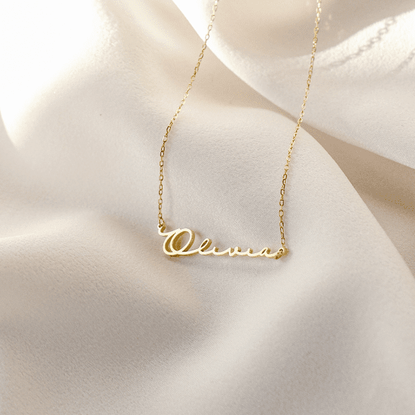 Personalized Name Necklace with Chain • Perfect Gift for Her • Personalized Gift •