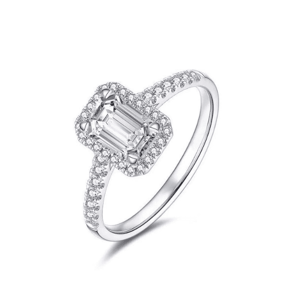 The beauty of Square Engagement Rings Silver