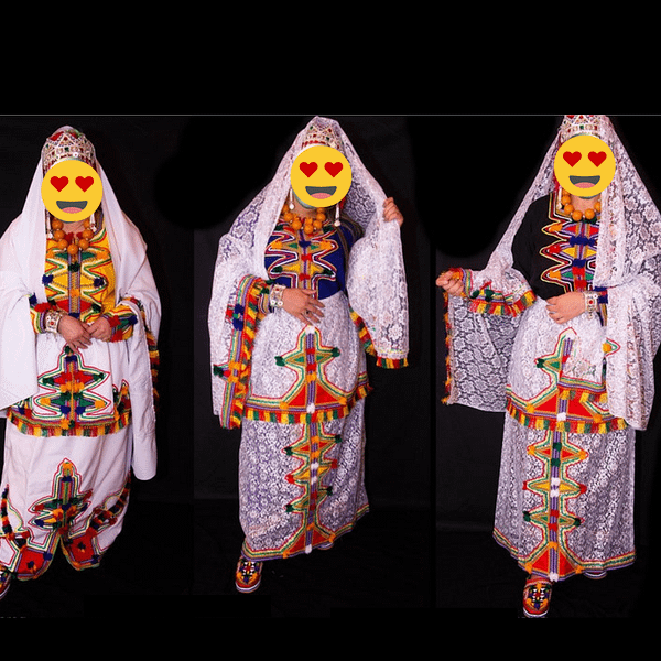 Amazigh Dress | Unique Berber Dress | kabyle dress | wedding Tiznit
