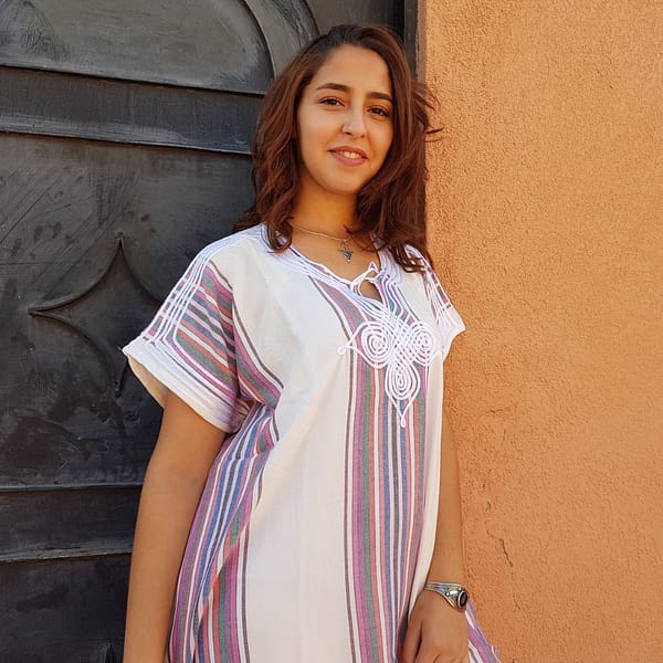 Moroccan Dress Pyjamas for women | Gandoura Summer dress | bohemian dress