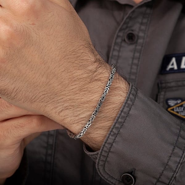 Byzantine Bracelet | Discover Timeless Elegance | Gift Son Dad Husband Father Boyfriend