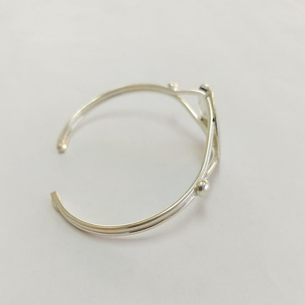 Moroccan Elegance with a Circle Cuff Bracelet | Silver 925 | Zoos Jewelry