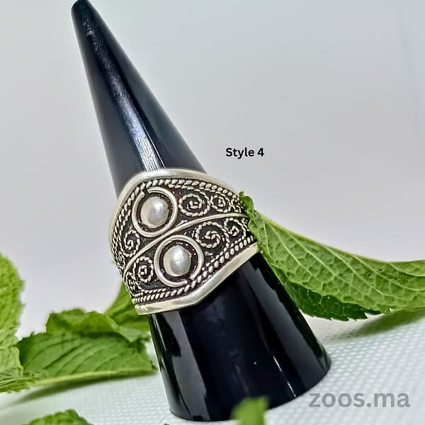 Moroccan Handmade Vintage Rings For Women in Silver 925 : Timeless Beauty