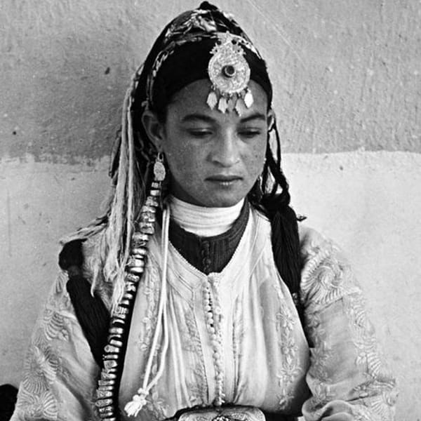 Isni The Name Of Berber Headdress Vintage | Celebrating Amazigh and Berber Heritage | Rare jewelry