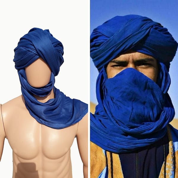 Tuareg Scarf: Embrace the Allure of Tuareg Heritage and Versatile Style | Authentic Berber Scarf