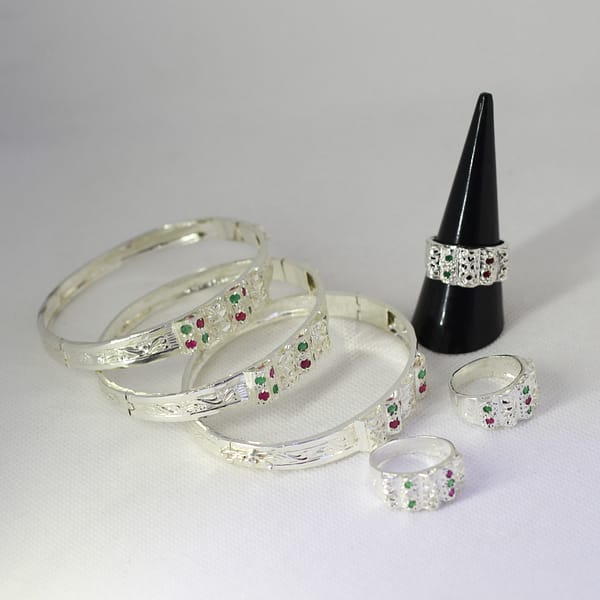 Elevate Your Wedding with Handmade Moroccan Wedding Jewelry - Dhaz Tradition in Sterling Silver
